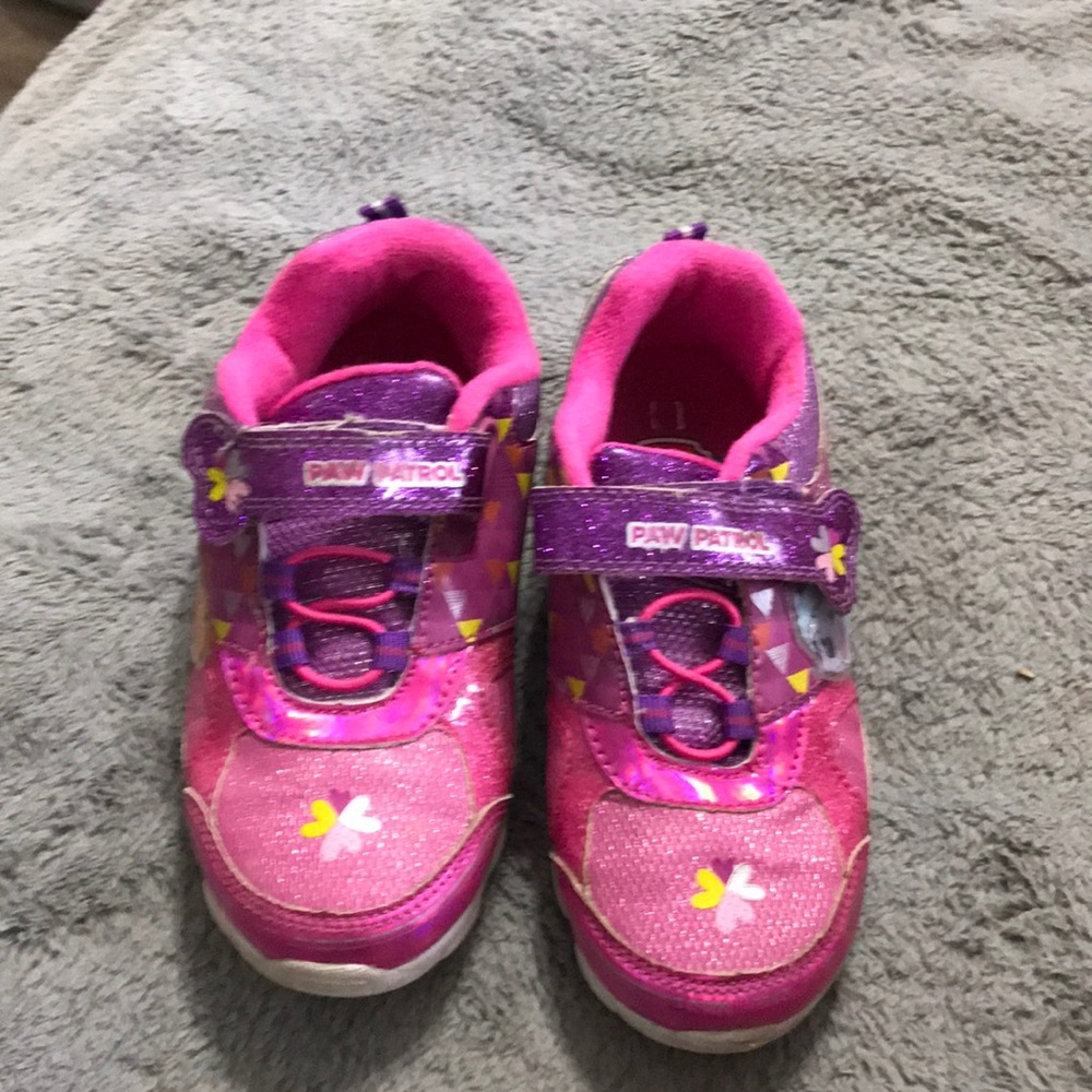 Paw patrol girls light up sneakers
